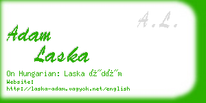 adam laska business card